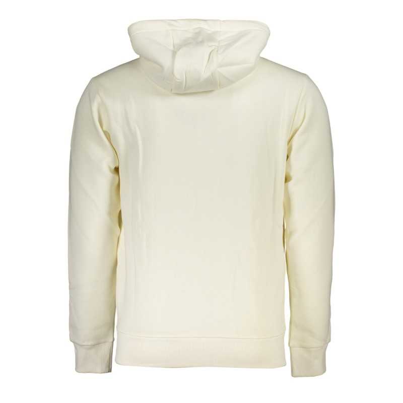 US GRAND POLO MEN'S WHITE ZIP SWEATSHIRT