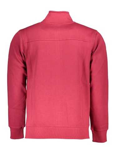 US GRAND POLO MEN'S RED ZIP SWEATSHIRT