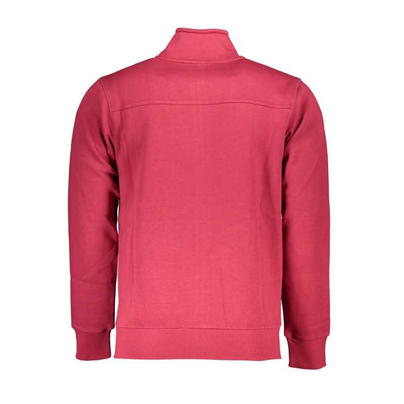 US GRAND POLO MEN'S RED ZIP SWEATSHIRT