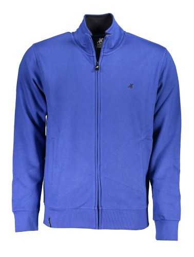 US GRAND POLO MEN'S BLUE ZIP SWEATSHIRT