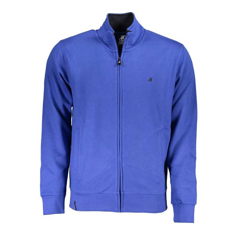 US GRAND POLO MEN'S BLUE ZIP SWEATSHIRT