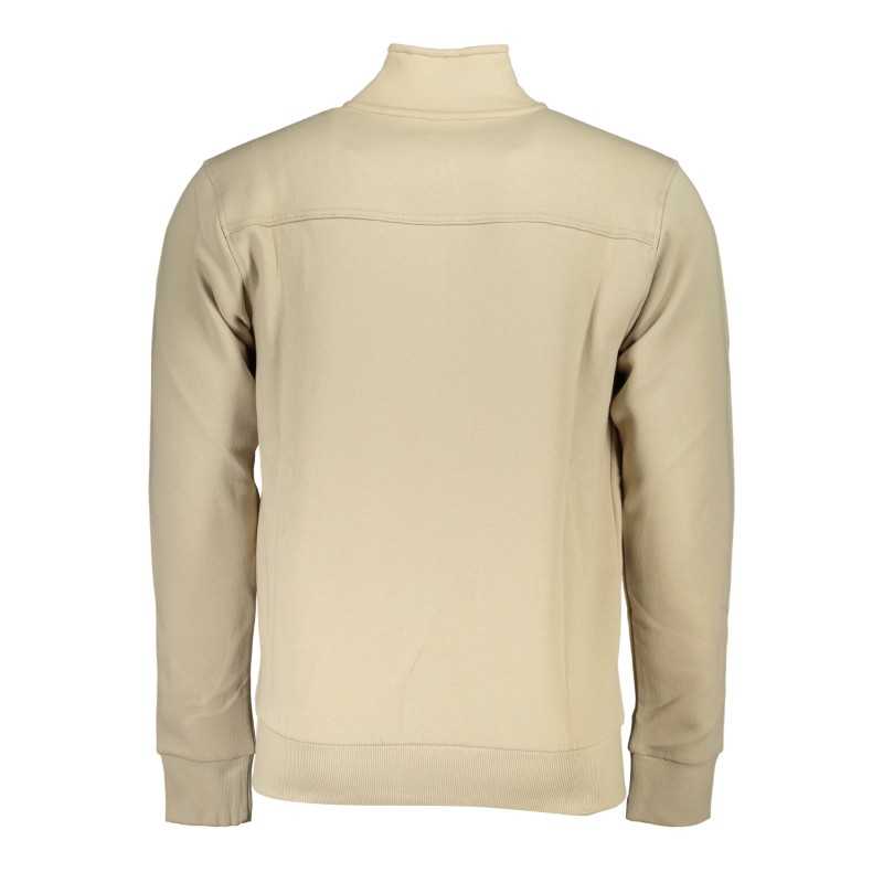 U.S. GRAND POLO FELPA CON ZIP UOMO BEIGE