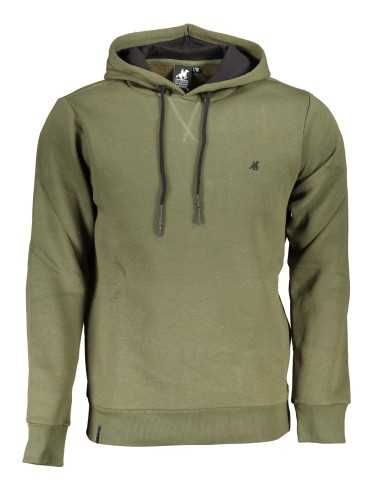 US GRAND POLO MEN'S GREEN ZIPLESS SWEATSHIRT