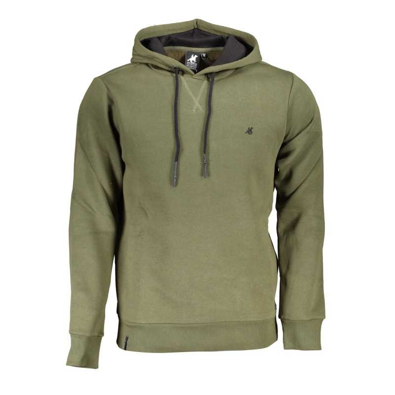 US GRAND POLO MEN'S GREEN ZIPLESS SWEATSHIRT