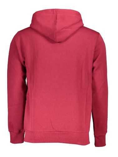 US GRAND POLO MEN'S RED ZIP-OUT SWEATSHIRT