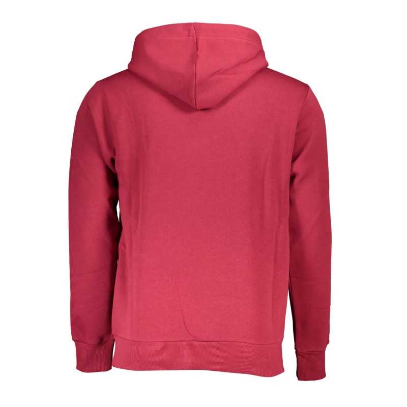 US GRAND POLO MEN'S RED ZIP-OUT SWEATSHIRT