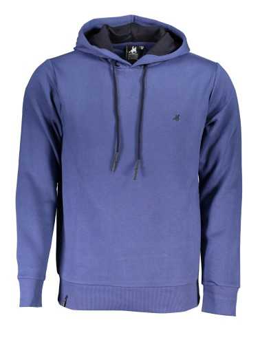 US GRAND POLO MEN'S BLUE ZIPLESS SWEATSHIRT