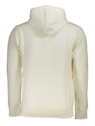 US GRAND POLO MEN'S WHITE ZIPLESS SWEATSHIRT