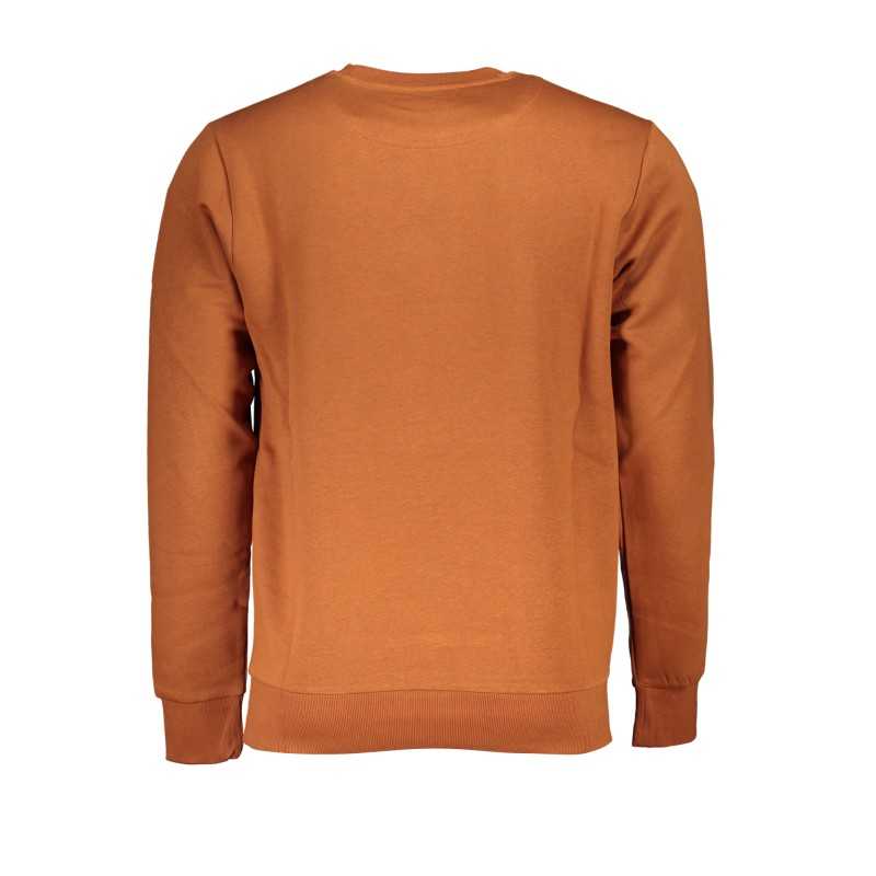 US GRAND POLO MEN'S BROWN ZIPLESS SWEATSHIRT