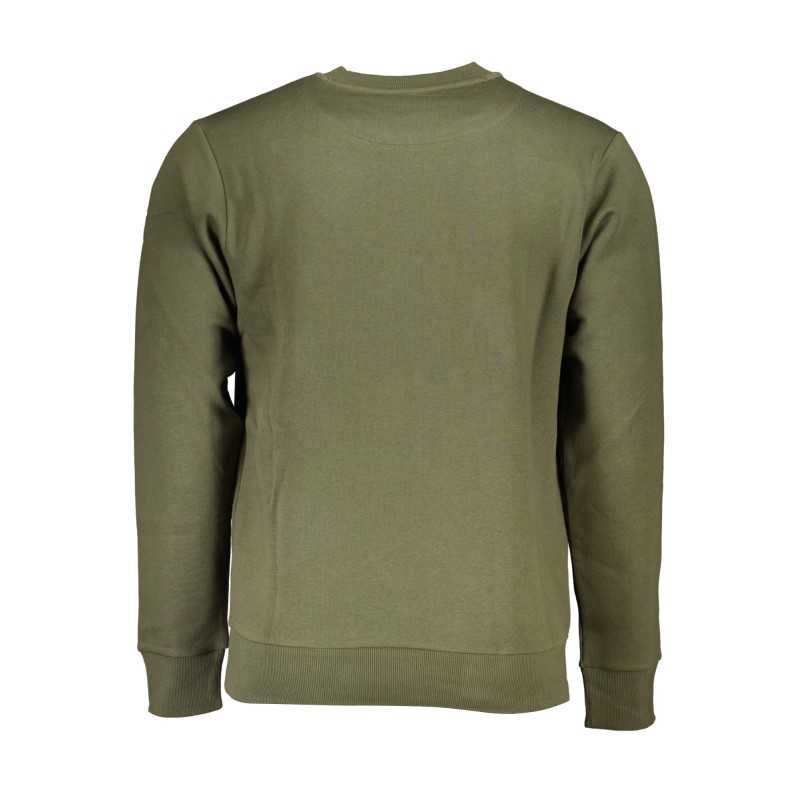 US GRAND POLO MEN'S GREEN ZIPLESS SWEATSHIRT