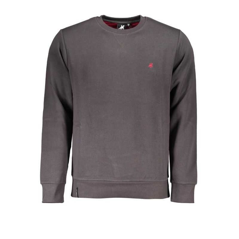 US GRAND POLO MEN'S GRAY ZIPLESS SWEATSHIRT