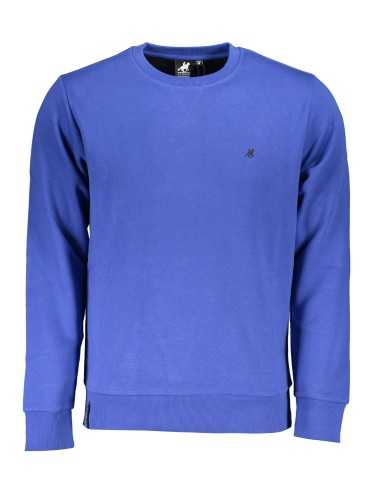 US GRAND POLO MEN'S BLUE ZIPLESS SWEATSHIRT