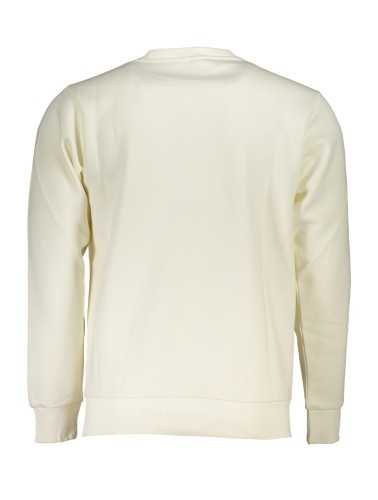 US GRAND POLO MEN'S WHITE ZIPLESS SWEATSHIRT