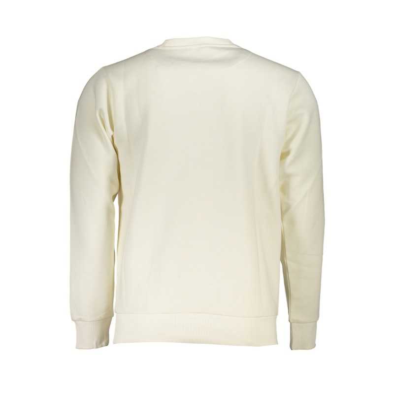 US GRAND POLO MEN'S WHITE ZIPLESS SWEATSHIRT