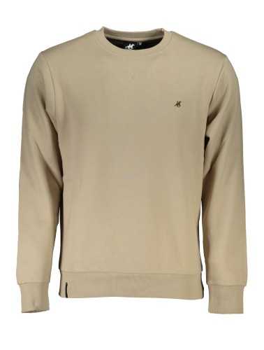 U.S. GRAND POLO FELPA SENZA ZIP UOMO BEIGE