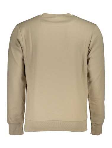 US GRAND POLO MEN'S BEIGE ZIPLESS SWEATSHIRT