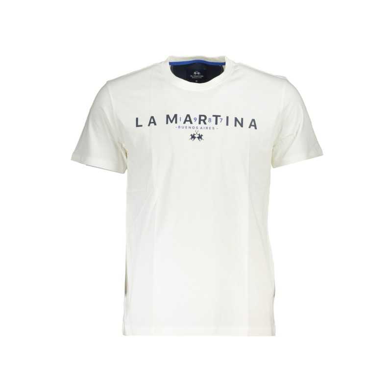 LA MARTINA MEN'S SHORT SLEEVE T-SHIRT WHITE