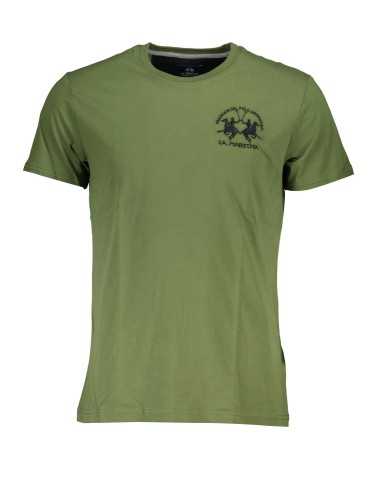 LA MARTINA GREEN MEN'S SHORT SLEEVE T-SHIRT