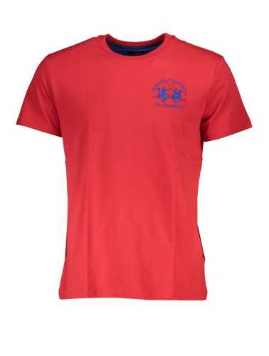 LA MARTINA T-SHIRT MANICHE CORTE UOMO ROSSO