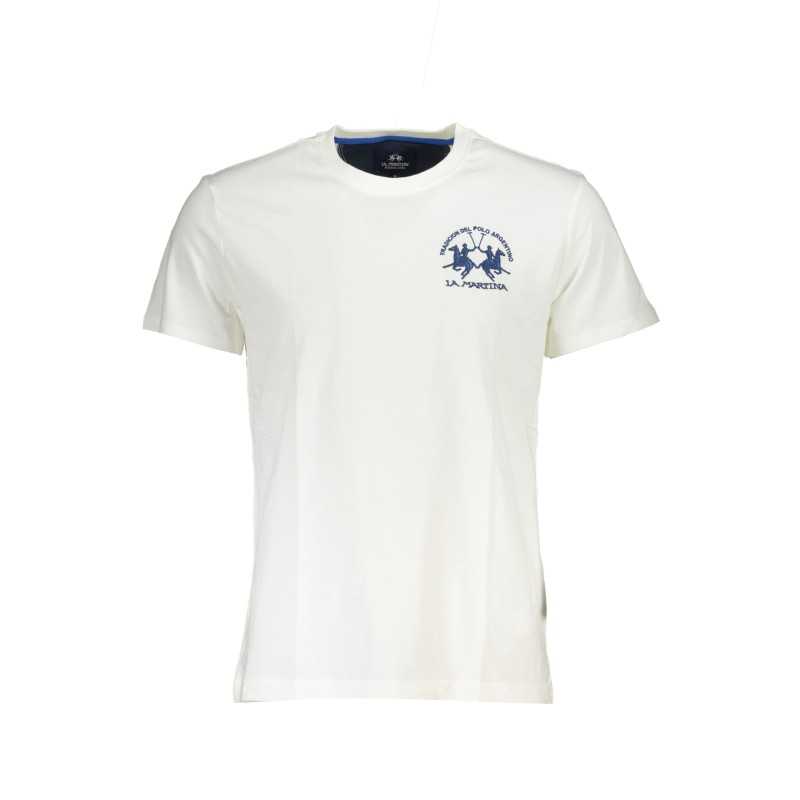 LA MARTINA MEN'S SHORT SLEEVE T-SHIRT WHITE