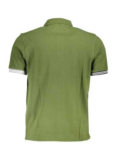 LA MARTINA MEN'S GREEN SHORT SLEEVED POLO SHIRT