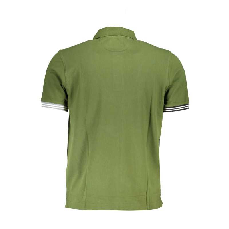 LA MARTINA MEN'S GREEN SHORT SLEEVED POLO SHIRT