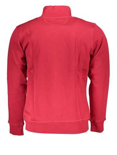 LA MARTINA MEN'S RED ZIP SWEATSHIRT