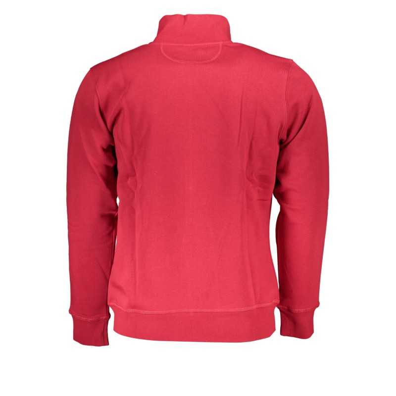 LA MARTINA MEN'S RED ZIP SWEATSHIRT