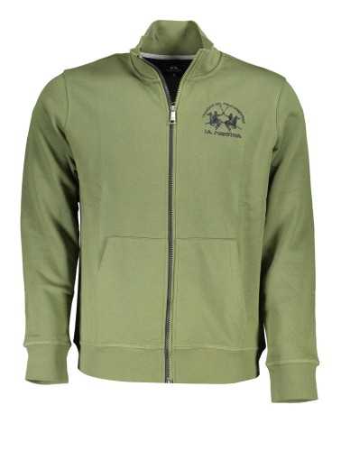 LA MARTINA MEN'S GREEN ZIP SWEATSHIRT