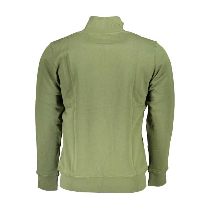 LA MARTINA MEN'S GREEN ZIP SWEATSHIRT