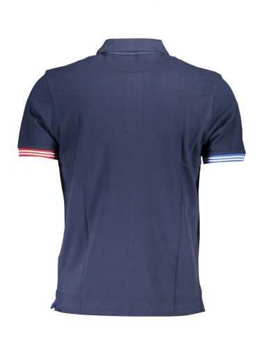 LA MARTINA MEN'S SHORT SLEEVED POLO SHIRT BLUE