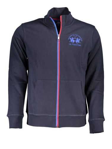 LA MARTINA MEN'S BLUE ZIP SWEATSHIRT