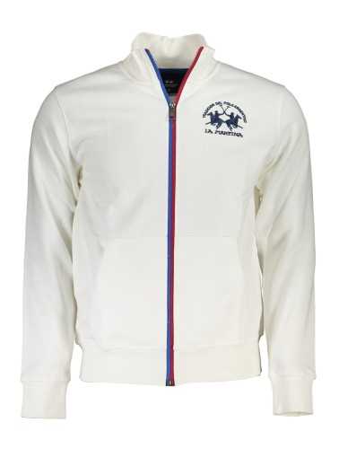 LA MARTINA MEN'S WHITE ZIP SWEATSHIRT