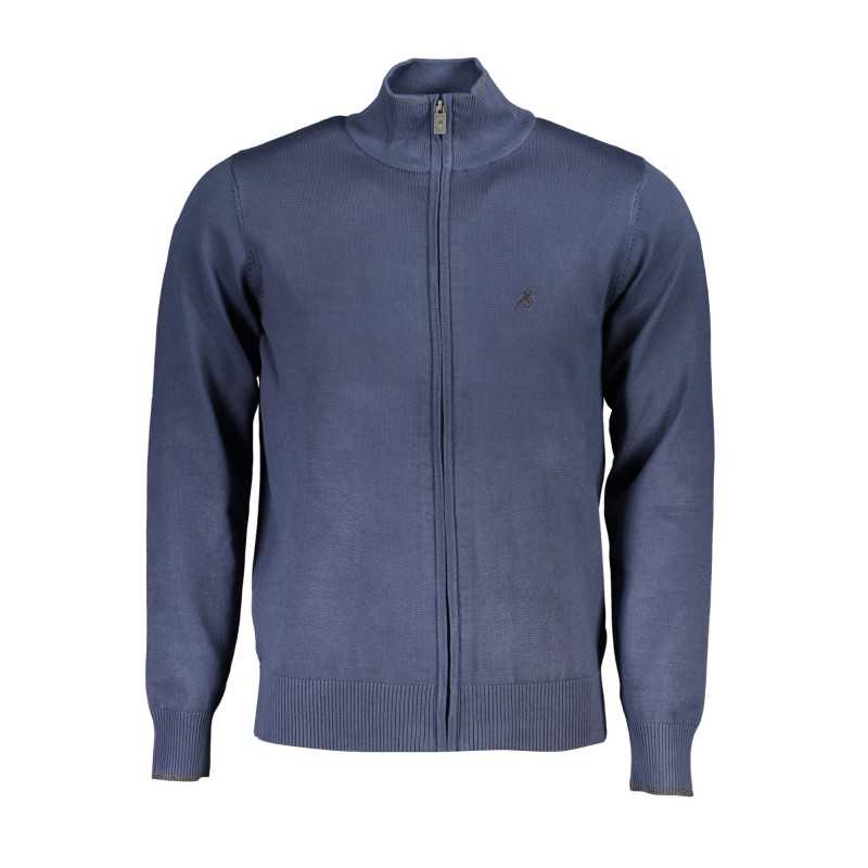 US GRAND POLO CARDIGAN MEN'S BLUE