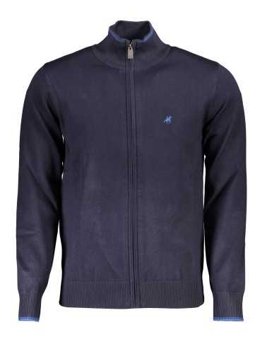 US GRAND POLO CARDIGAN MEN'S BLUE