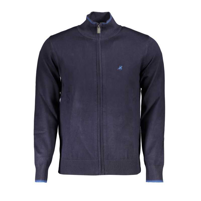 US GRAND POLO CARDIGAN MEN'S BLUE