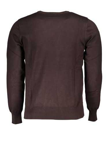 US GRAND POLO MEN'S BROWN SWEATER