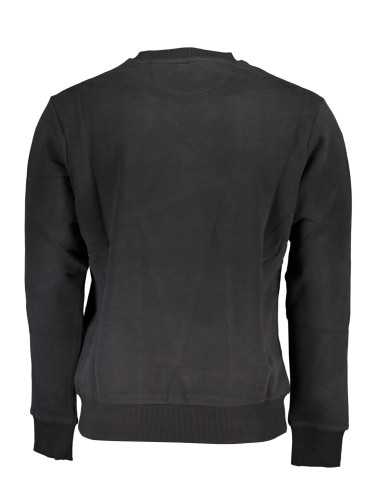 LA MARTINA BLACK MEN'S ZIPLESS SWEATSHIRT