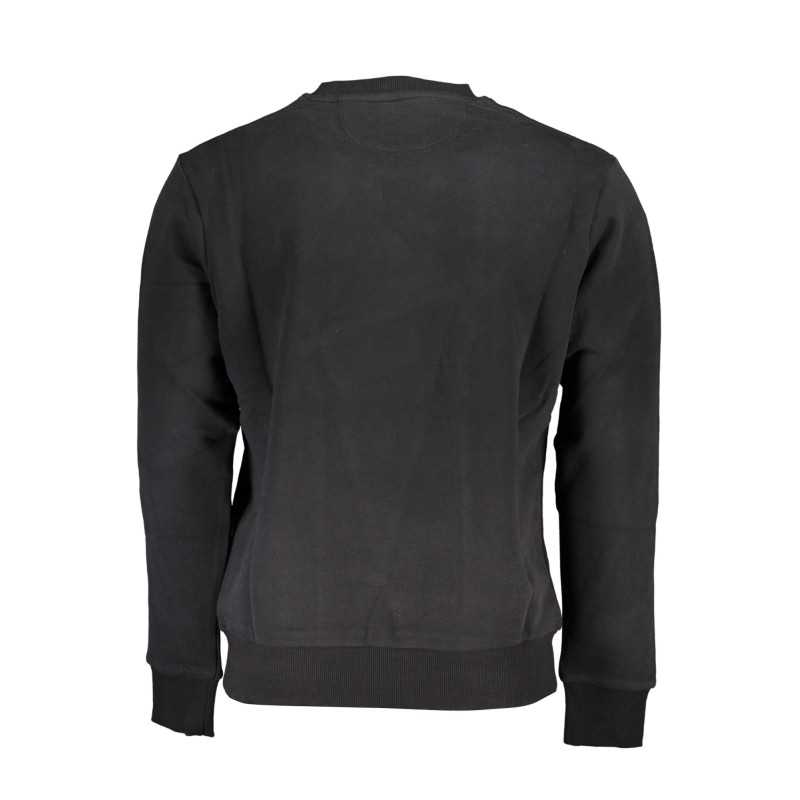 LA MARTINA BLACK MEN'S ZIPLESS SWEATSHIRT