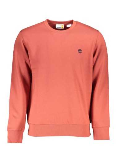 TIMBERLAND MEN'S RED ZIP-OUT SWEATSHIRT