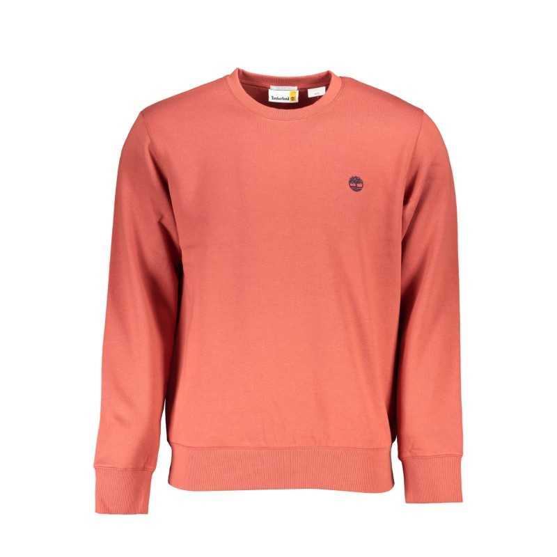 TIMBERLAND MEN'S RED ZIP-OUT SWEATSHIRT