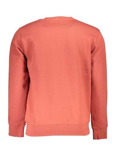 TIMBERLAND MEN'S RED ZIP-OUT SWEATSHIRT