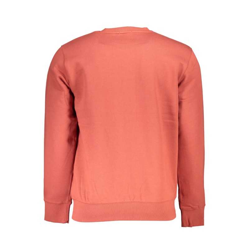 TIMBERLAND MEN'S RED ZIP-OUT SWEATSHIRT