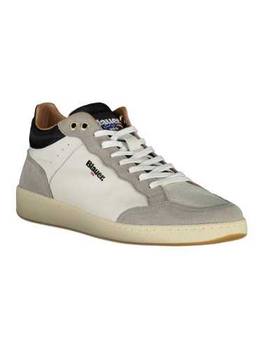 BLAUER WHITE MEN'S SPORTS SHOES