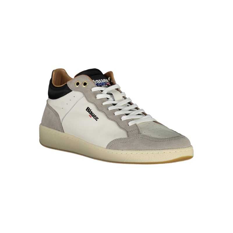 BLAUER WHITE MEN'S SPORTS SHOES