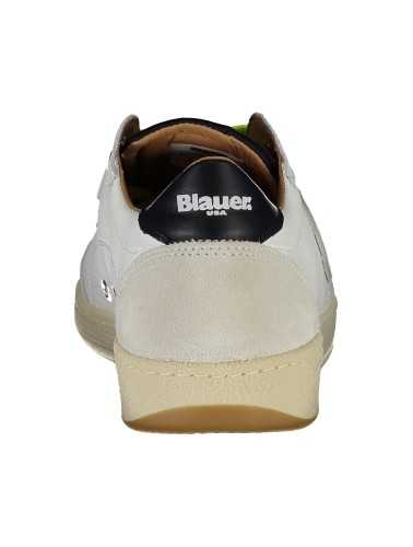 BLAUER WHITE MEN'S SPORTS SHOES