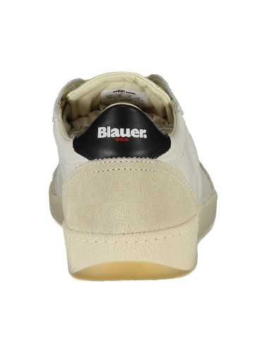 BLAUER WHITE MEN'S SPORTS SHOES