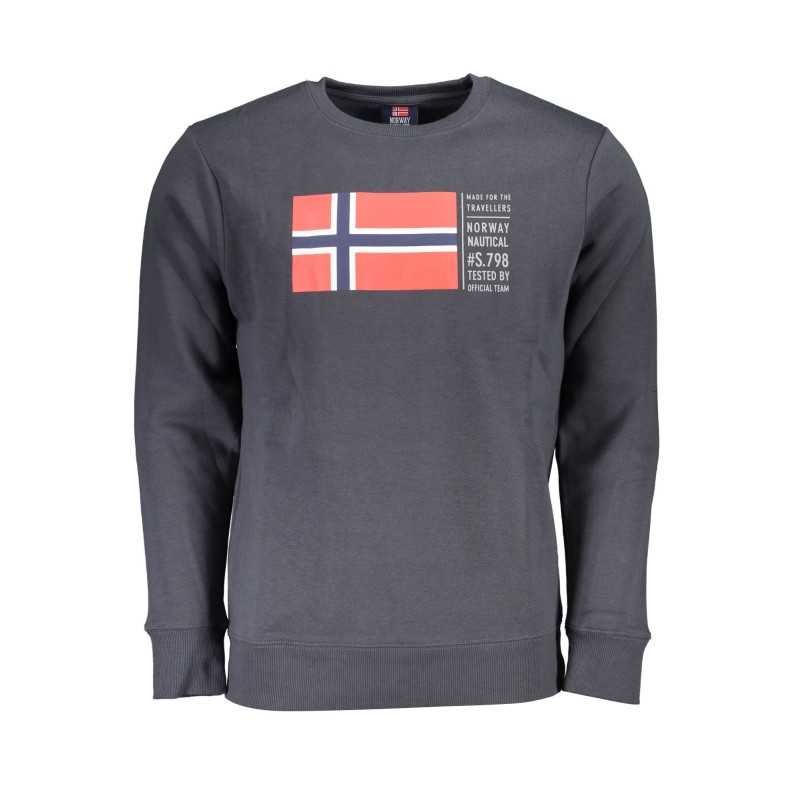 NORWAY 1963 MEN'S GRAY ZIPLESS SWEATSHIRT