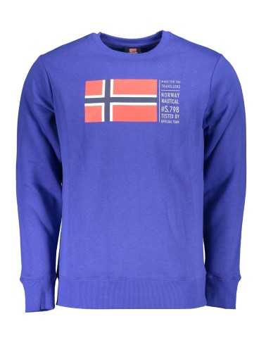 NORWAY 1963 MEN'S BLUE ZIPLESS SWEATSHIRT