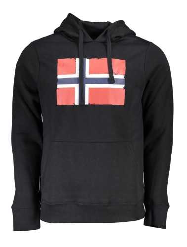 NORWAY 1963 FELPA SENZA ZIP UOMO NERO